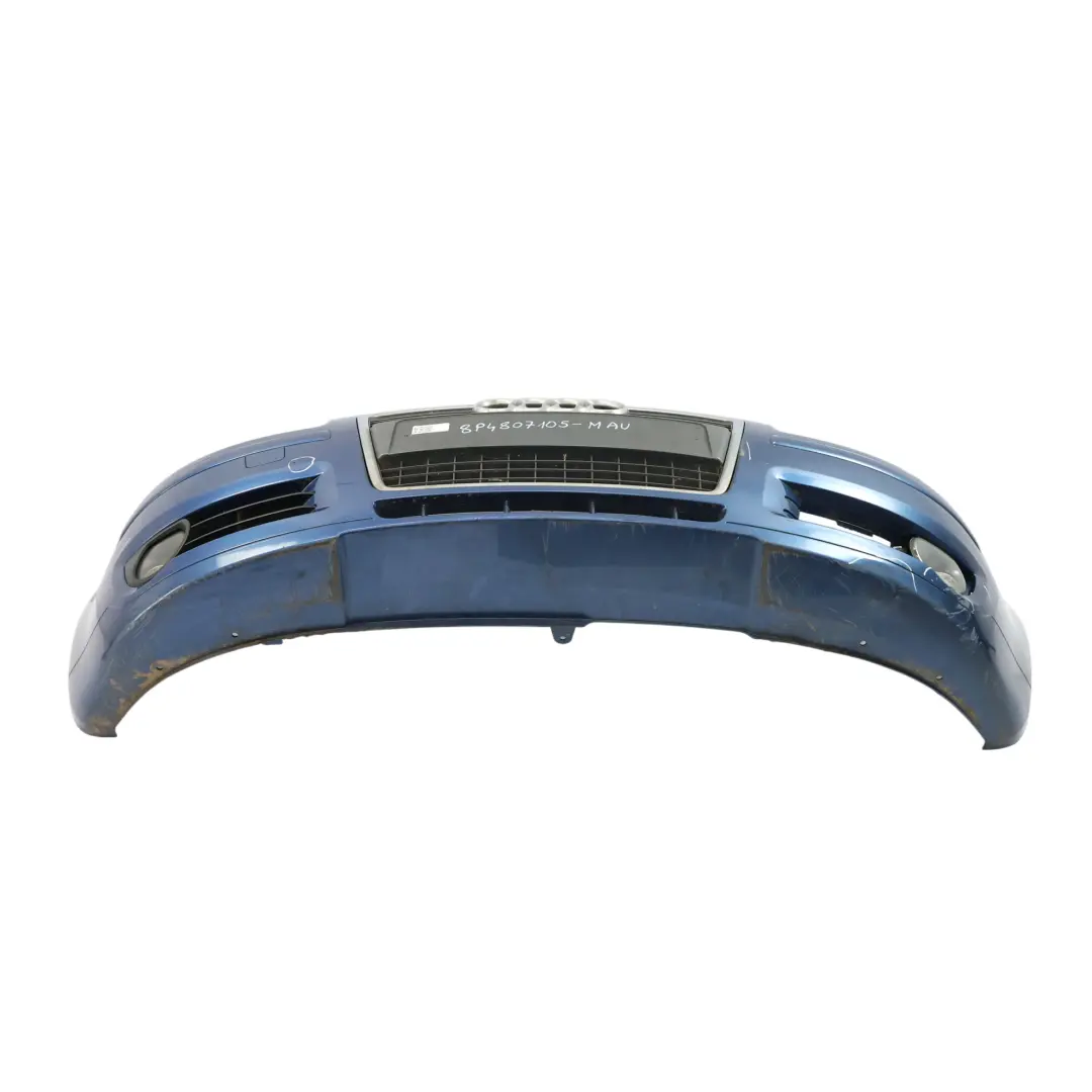 Front Bumper Trim Panel Cover Mauritiusblau Perleffekt Blue - Z5C Audi A3 8P - SKU 8P4807105-MAU - Part number 8P4807105