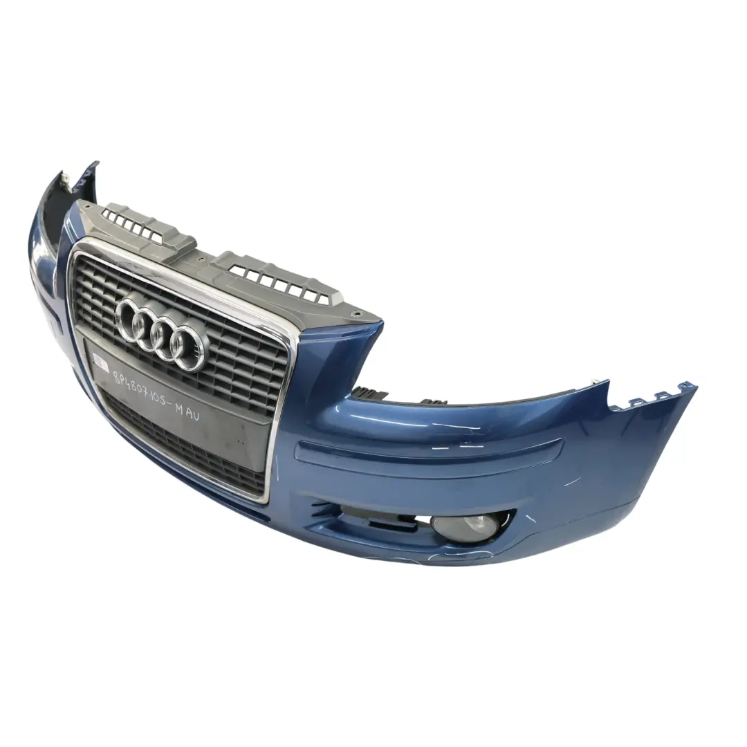 Front Bumper Trim Panel Cover Mauritiusblau Perleffekt Blue - Z5C Audi A3 8P - SKU 8P4807105-MAU - Part number 8P4807105