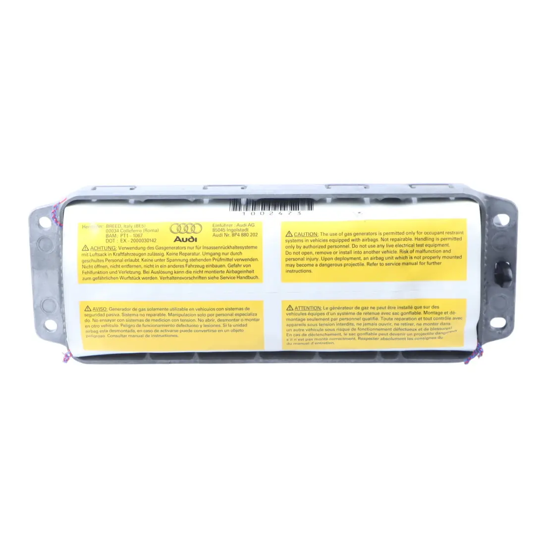 Audi A3 8P Front Dashboard Air Passenger Side Module Unit Left N/S 8P4880202