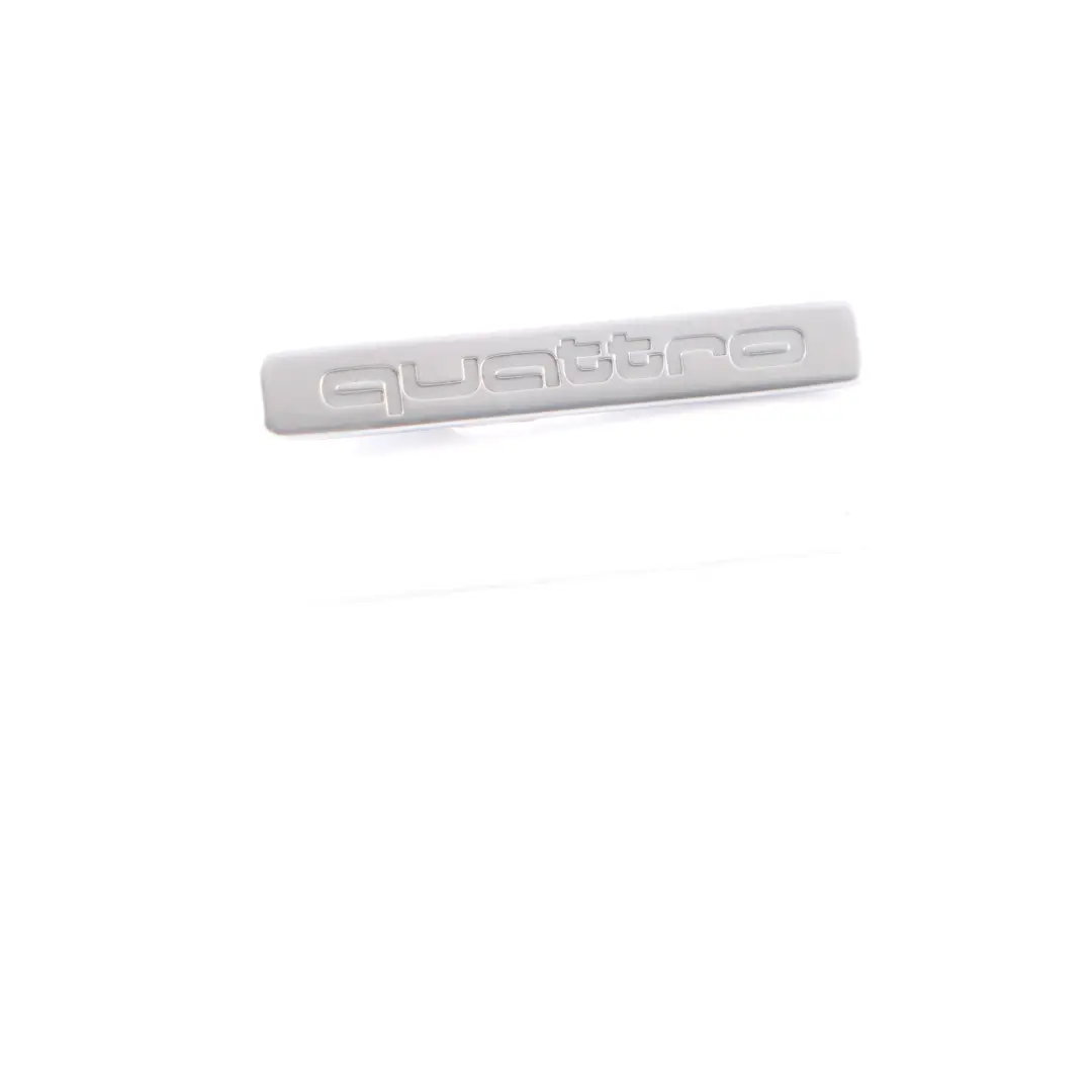 Audi A5 8T Interior Dashboard Storage Emblem Badge Quattro Silver 8T0853191
