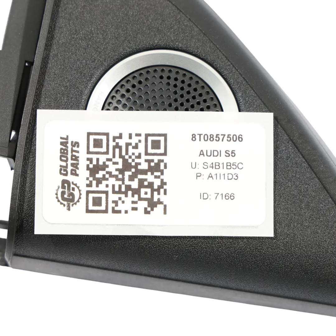 Audi A5 8T Front Tweeter Speaker Inner Cover Trim Right O/S Black 8T0857506