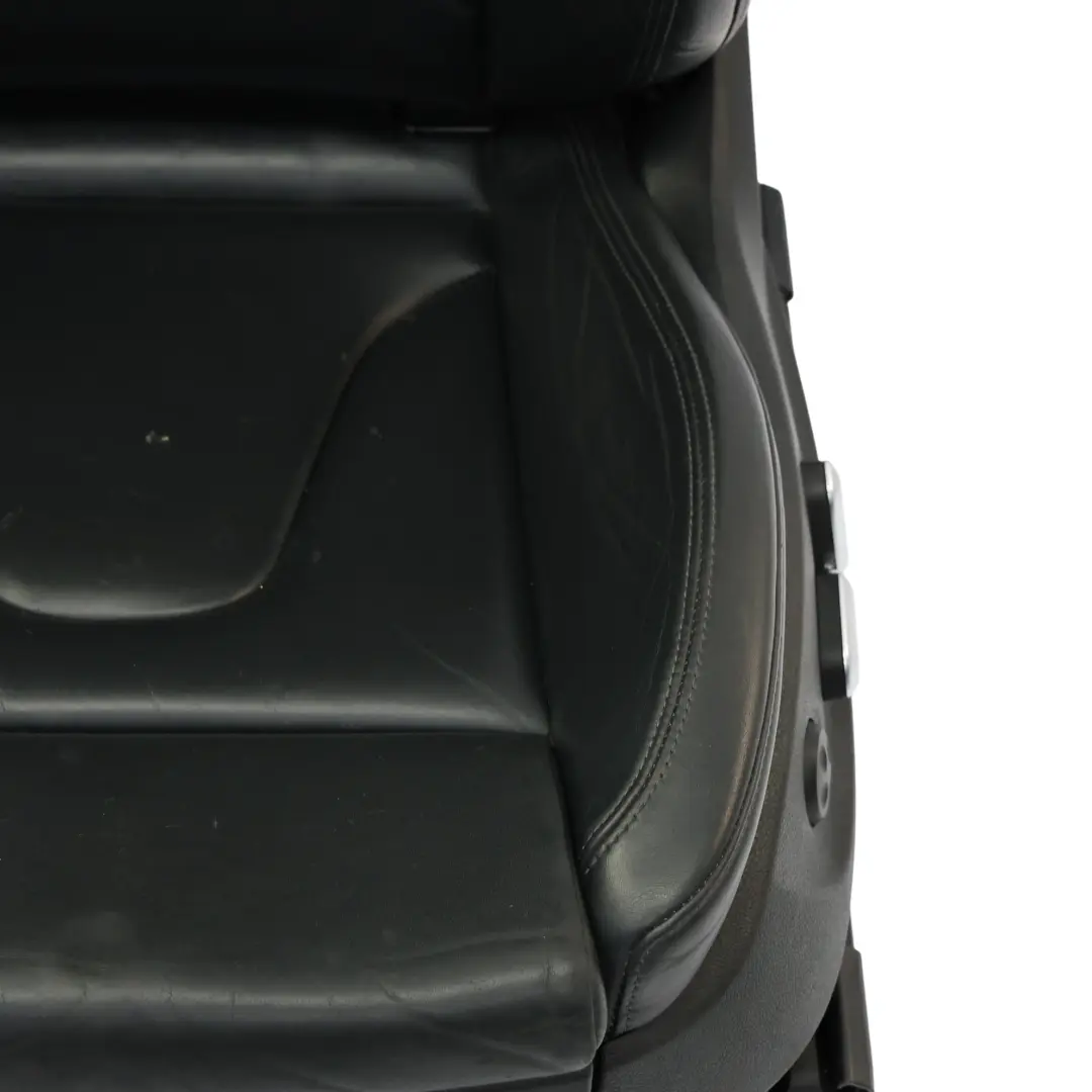Audi A5 8T Coupé Sedile Anteriore Sportivo Elettrico Sinistro Pelle Anima Nero