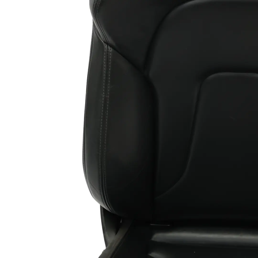 Audi A5 8T Coupé Sedile Anteriore Sportivo Elettrico Sinistro Pelle Anima Nero