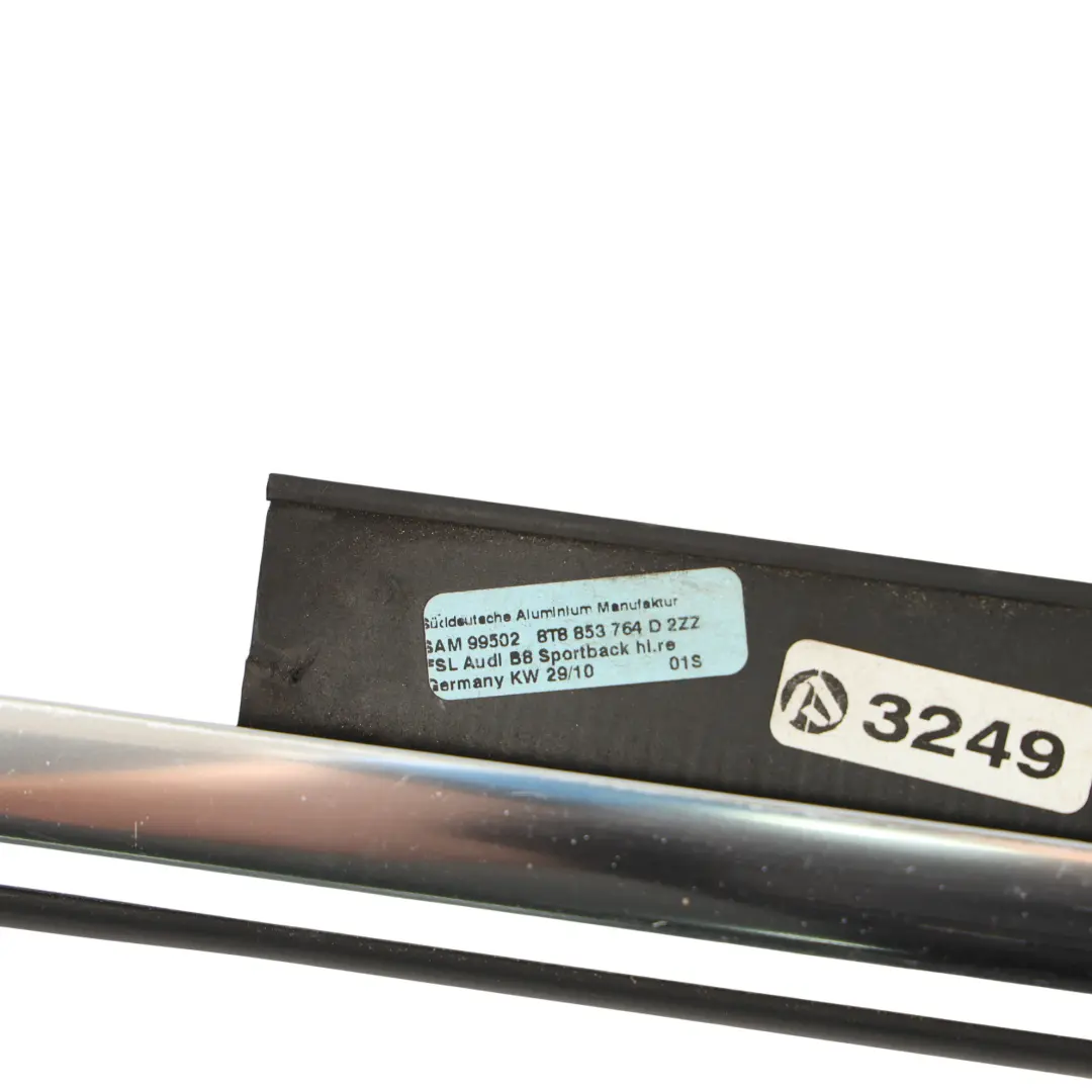 Esterno Posteriore Destro Finestra Porta Guarnizione Modanatura Trim Audi A5 8T - SKU 8T8853764D - Numero di parte 8T8853764D