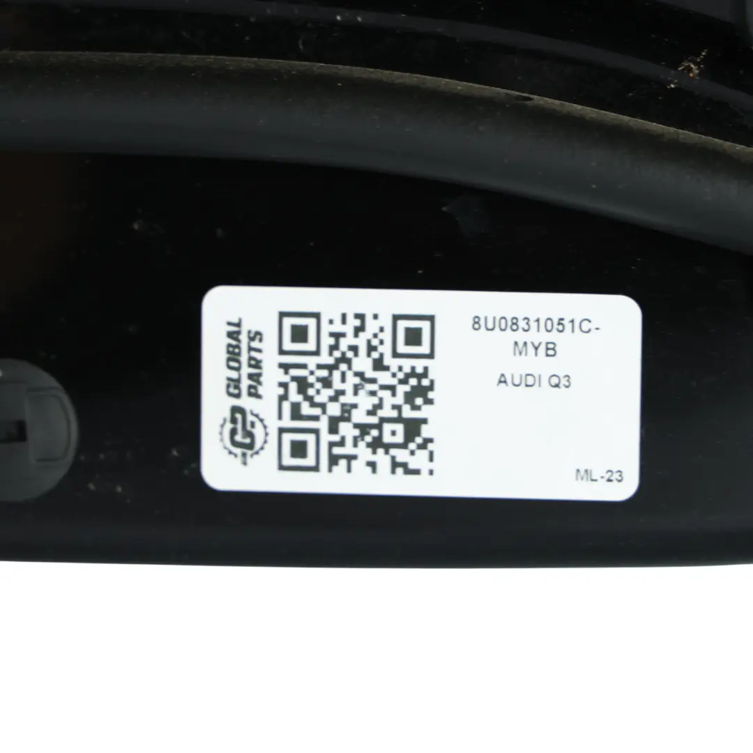 Panneau De Porte Avant Gauche Mythical Black Metallic - Y9T Audi Q3 8U - SKU 8U0831051C-MYB - Numéro de pièce 8U0831051C