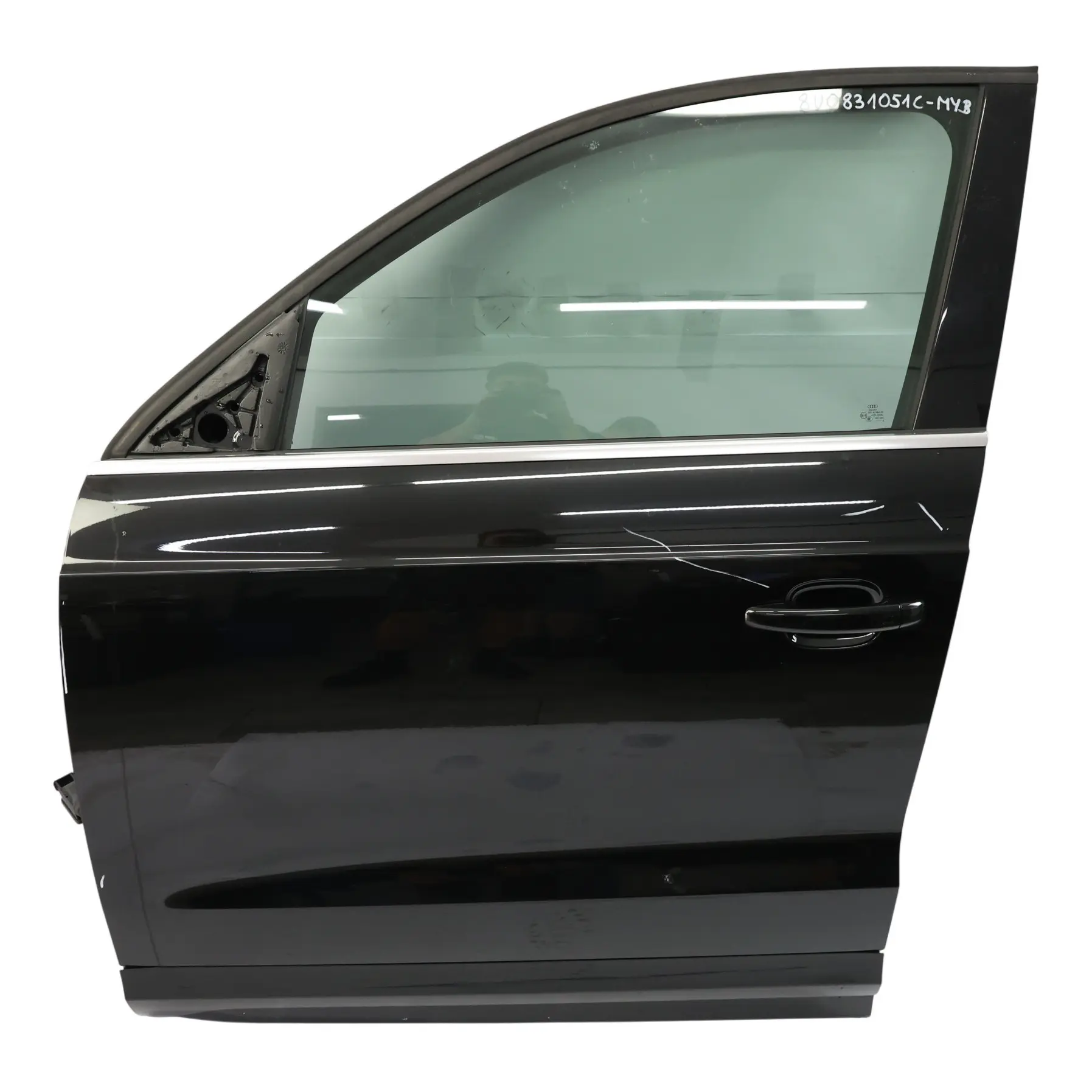 Audi Q3 8U Door Front Left N/S Covering Panel Mythical Black Metallic - Y9T