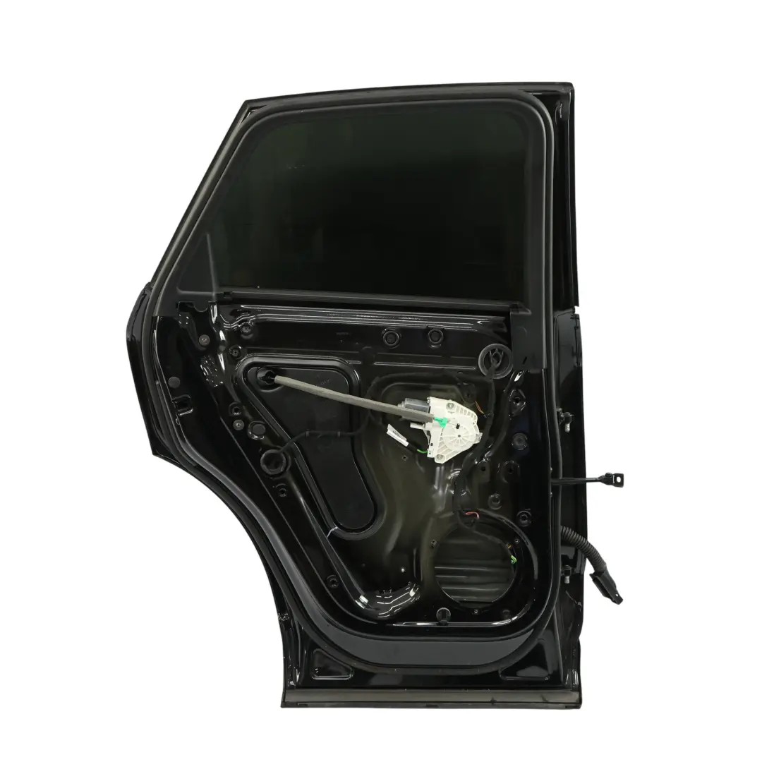 Door Rear Left N/S Covering Panel Mythical Black Metallic - Y9T Audi Q3 8U - SKU 8U0833051B-MYB - Part number 8U0833051B