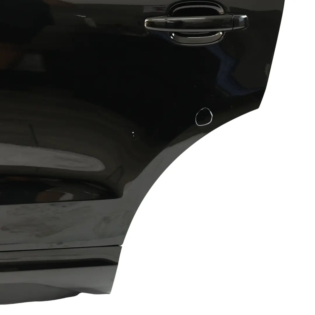 Door Rear Left N/S Covering Panel Mythical Black Metallic - Y9T Audi Q3 8U - SKU 8U0833051B-MYB - Part number 8U0833051B