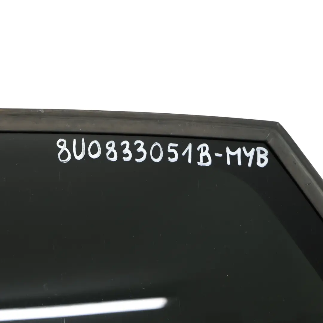 Door Rear Left N/S Covering Panel Mythical Black Metallic - Y9T Audi Q3 8U - SKU 8U0833051B-MYB - Part number 8U0833051B