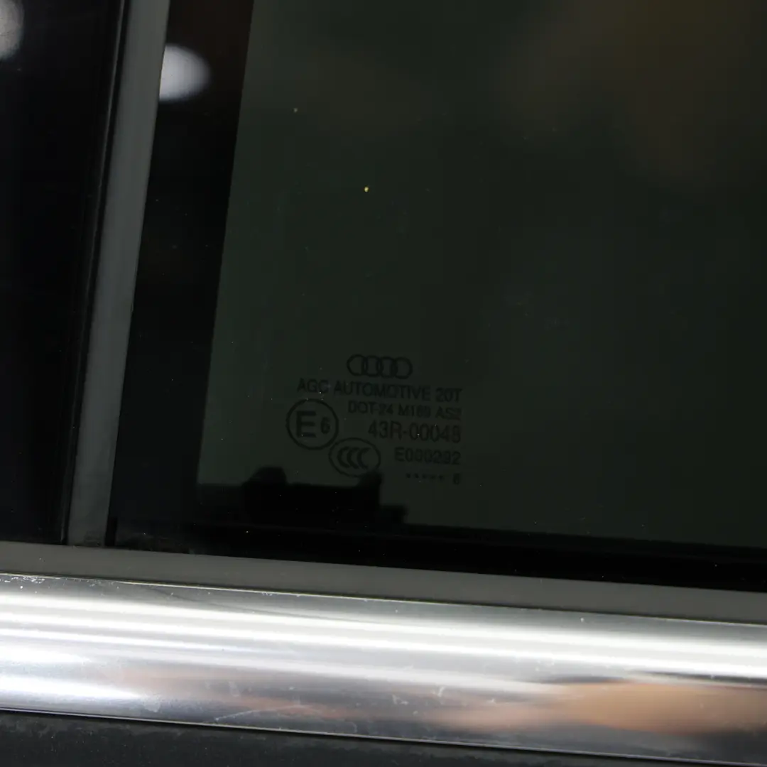Door Rear Left N/S Covering Panel Mythical Black Metallic - Y9T Audi Q3 8U - SKU 8U0833051B-MYB - Part number 8U0833051B