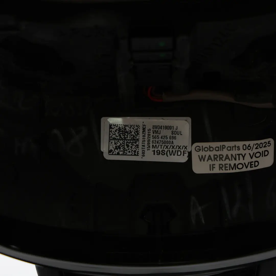 Audi S3 8V NUEVO Volante De Cuero Negro Fondo Plano Palanca de Cambio 8V0419091J