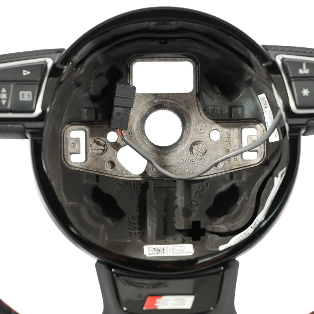 Audi S3 8V NEW Black Leather Steering Wheel Flat Bottom Paddle Shift 8V0419091J