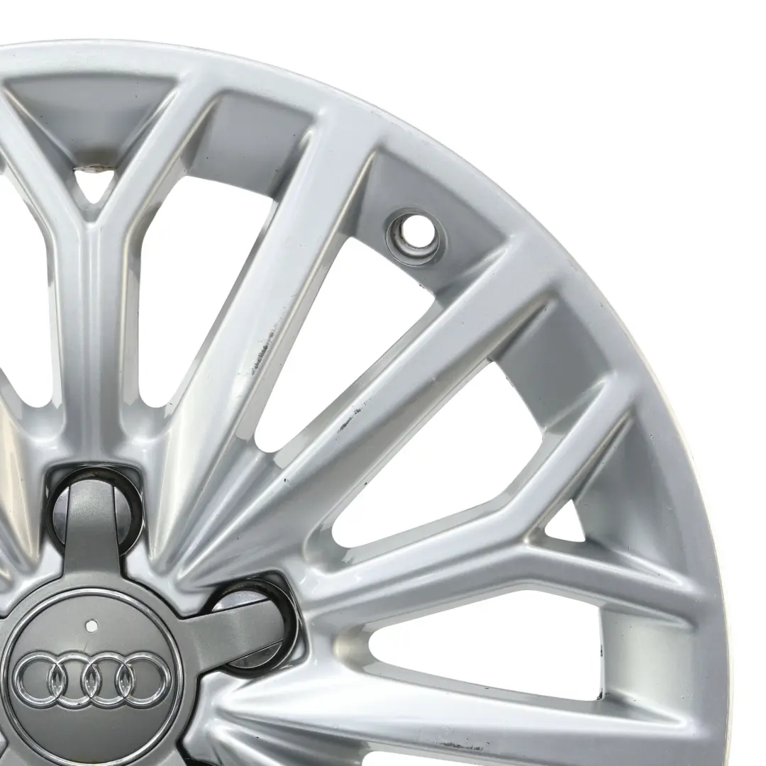 Silberne Leichtmetallfelge Alufelge 16" 7J ET48 Audi A3 8V - SKU 8V0601025BJ-1 - Teilenummer 8V0601025BJ