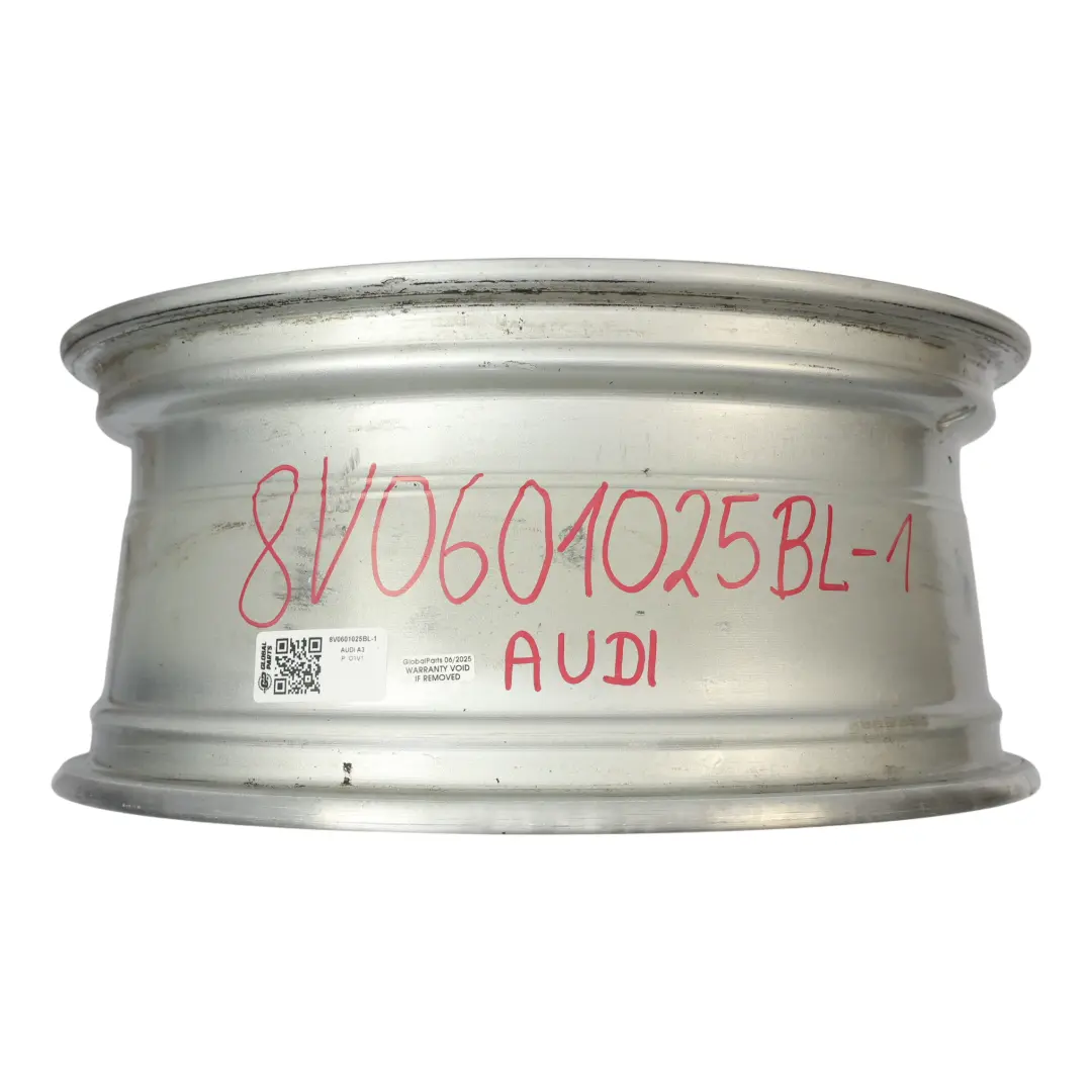 Silberne Leichtmetallfelge Alufelge 18" 7.5J ET:51 Audi A3 8V - SKU 8V0601025BL-1 - Teilenummer 8V0601025BL