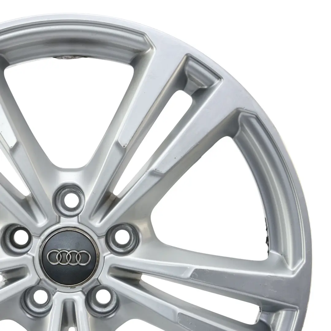 Silberne Leichtmetallfelge Alufelge 18" 7.5J ET:51 Audi A3 8V - SKU 8V0601025BL-1 - Teilenummer 8V0601025BL