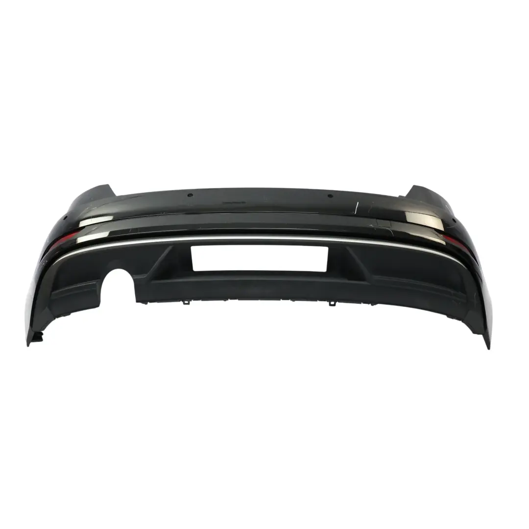 Audi A3 8V Rear Bumper Trim Panel Covering Brilliant Black Metallic - Y9B