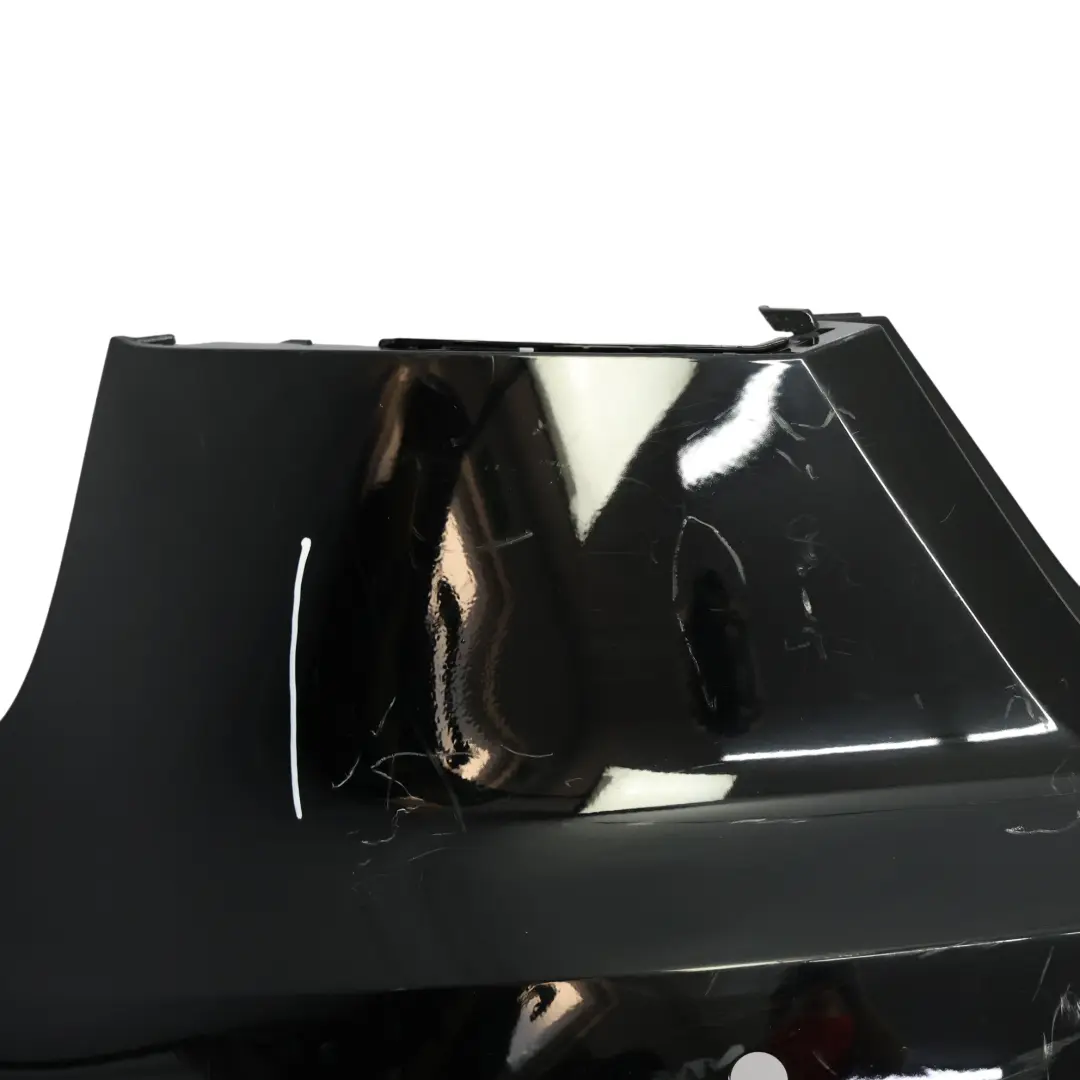 Audi A3 8V Rear Bumper Trim Panel Covering Brilliant Black Metallic - Y9B