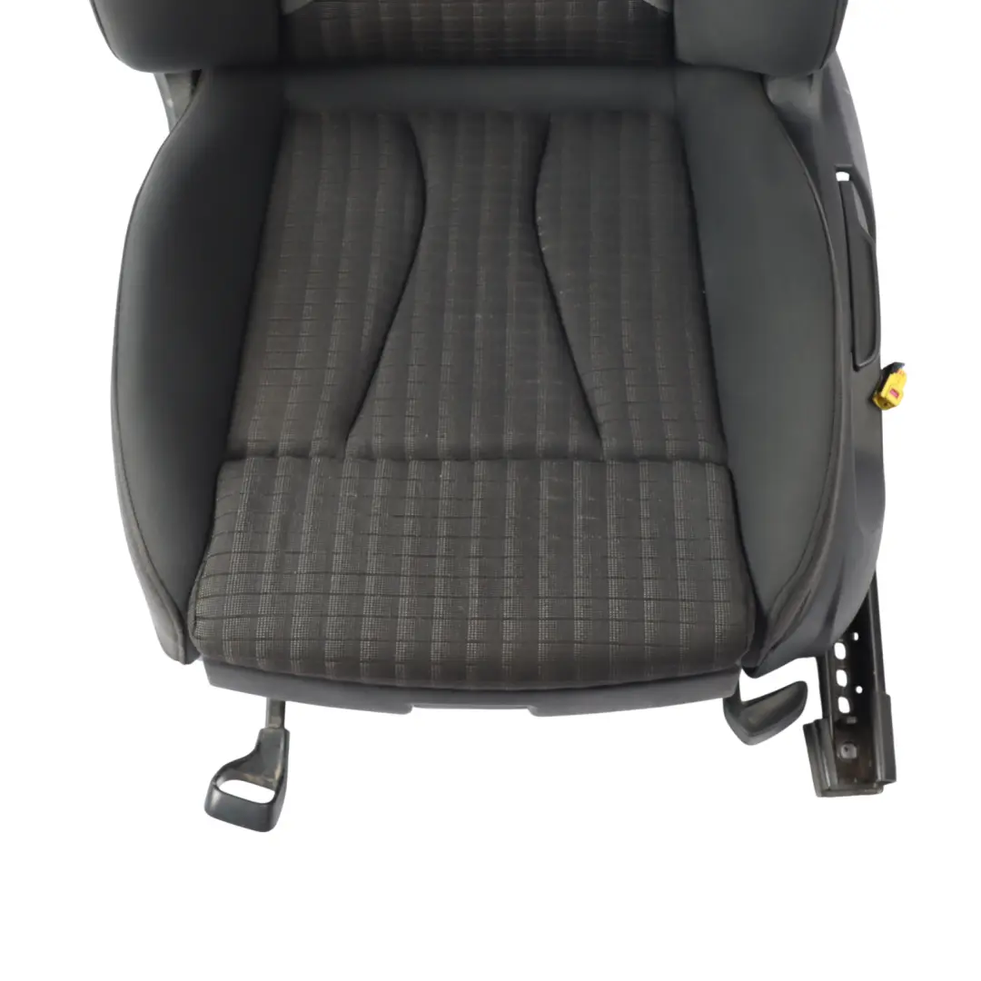 Audi A3 8V Sportback Front Seat Left N/S S-Line Cloth Black Silver