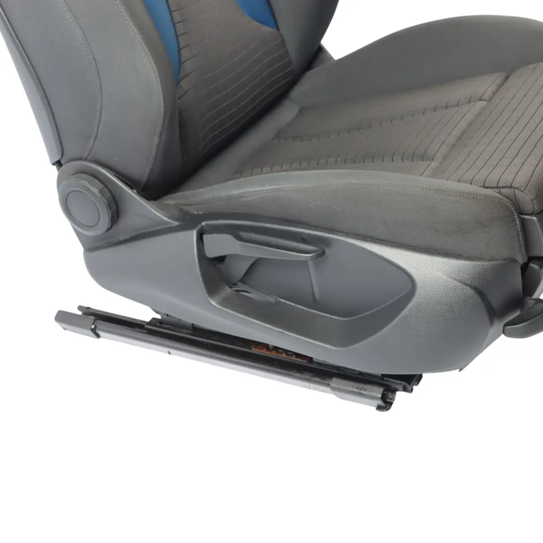 Audi A3 8V Sportback Front Seat Left N/S Fabric Soul Black Blue