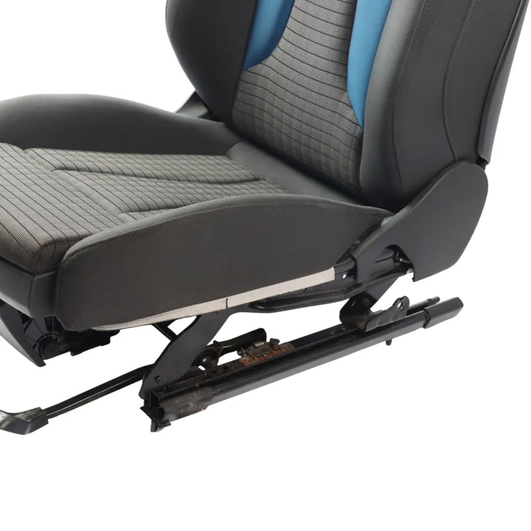 Audi A3 8V Sportback Front Seat Left N/S Fabric Soul Black Blue
