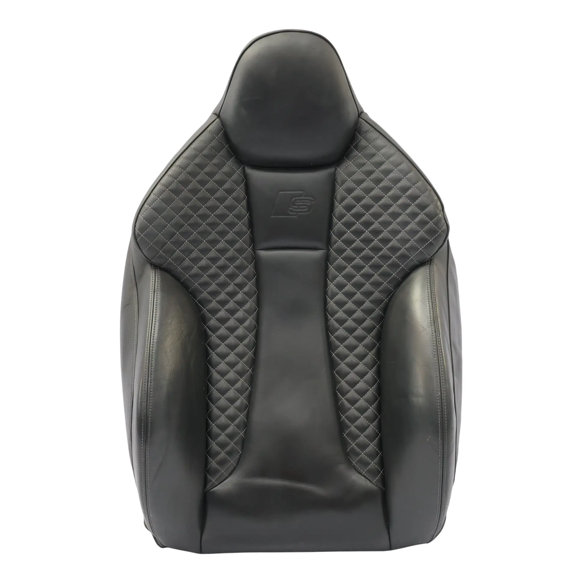 Audi S3 8V Front Sport Seat Back Rest Heated Cover Leather Right O/S 8V4881806AT