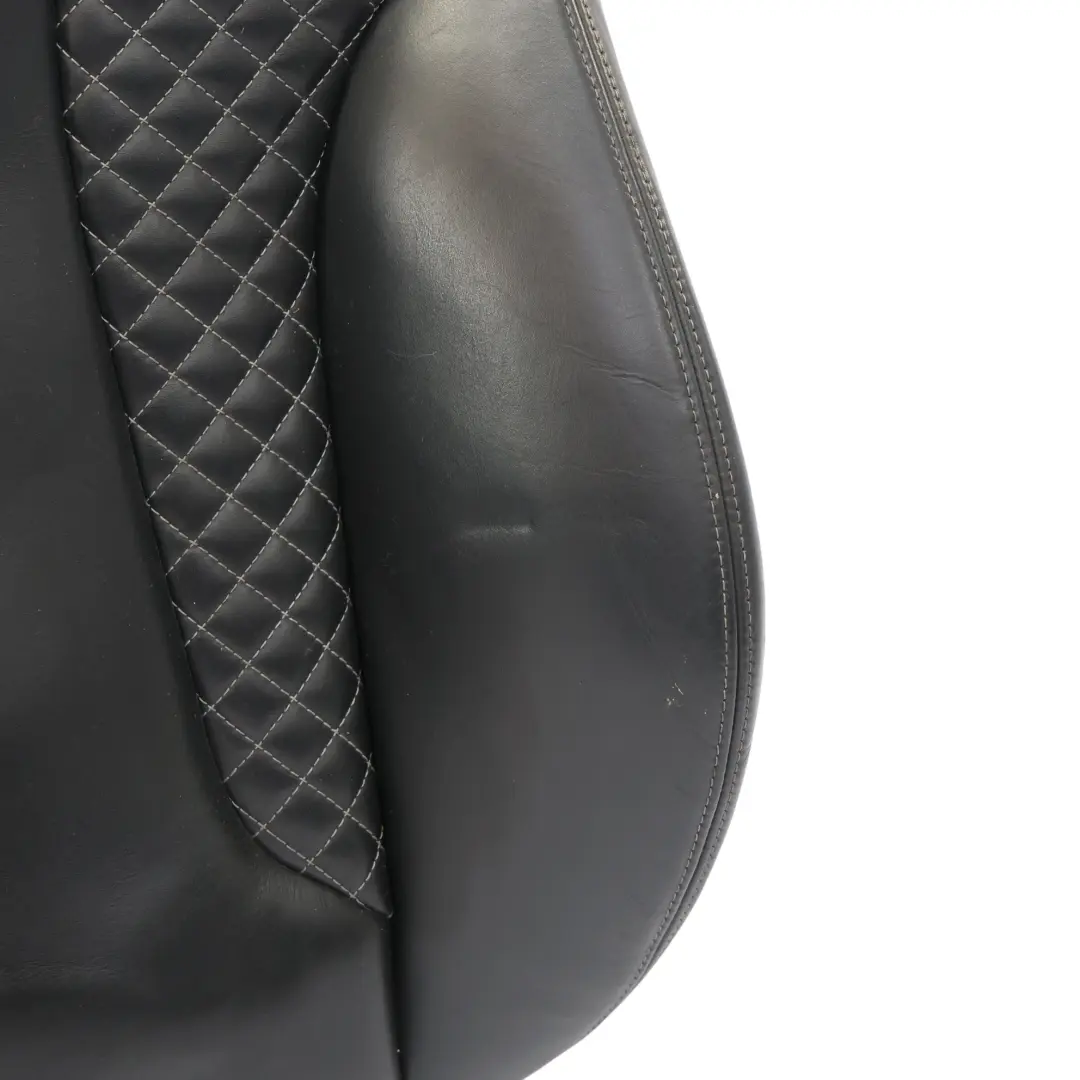 Audi S3 8V Front Sport Seat Back Rest Heated Cover Leather Right O/S 8V4881806AT