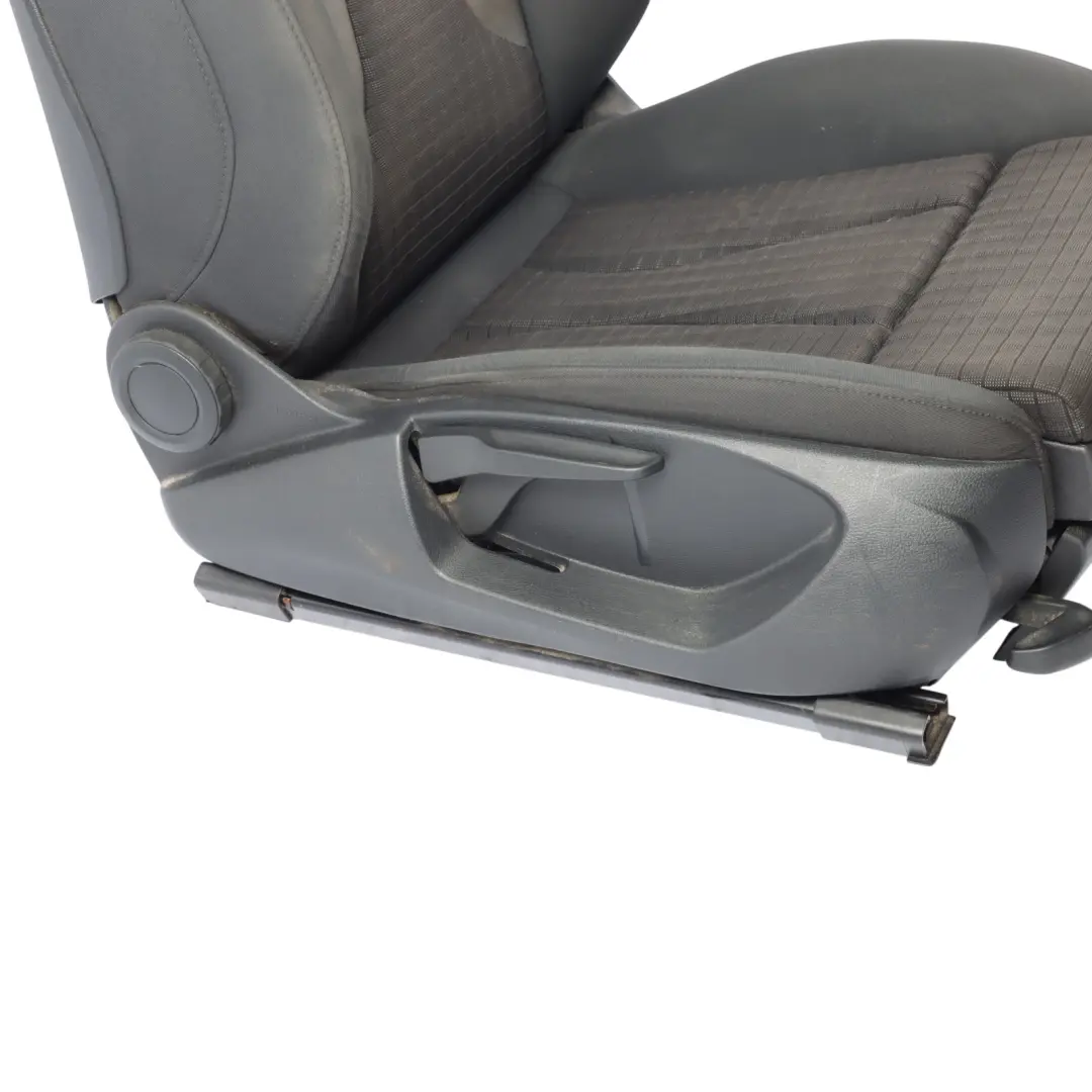 Audi A3 8V Sportback Front Sport Seat Right O/S Cloth Black Silver