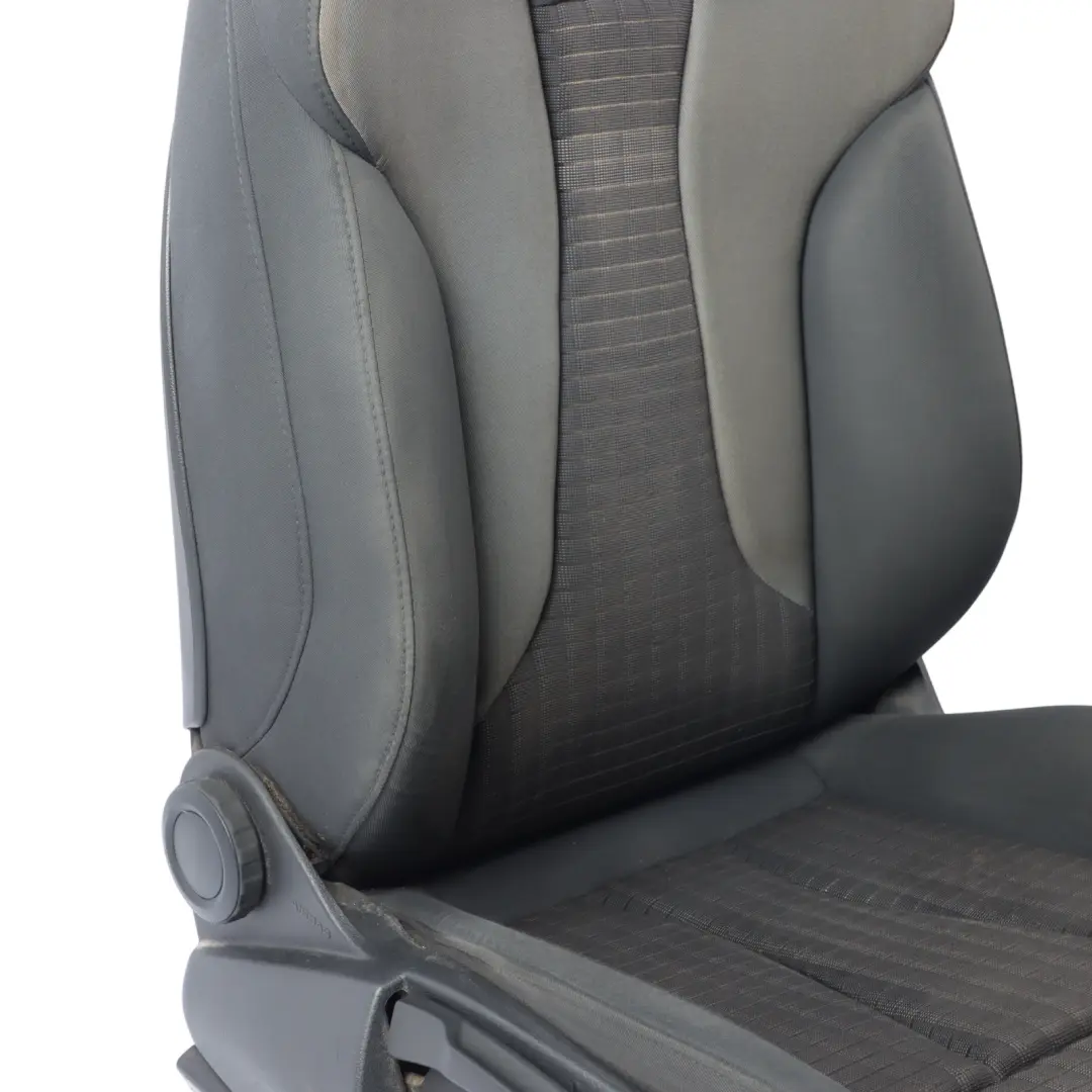 Audi A3 8V Sportback Front Sport Seat Right O/S Cloth Black Silver