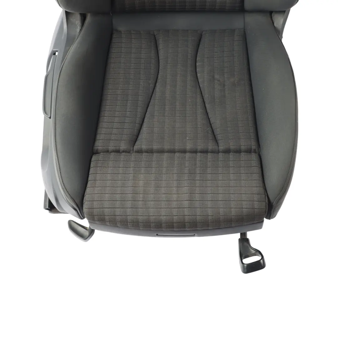 Audi A3 8V Sportback Front Sport Seat Right O/S Cloth Black Silver