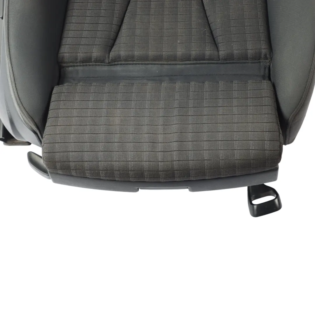 Audi A3 8V Sportback Front Sport Seat Right O/S Cloth Black Silver