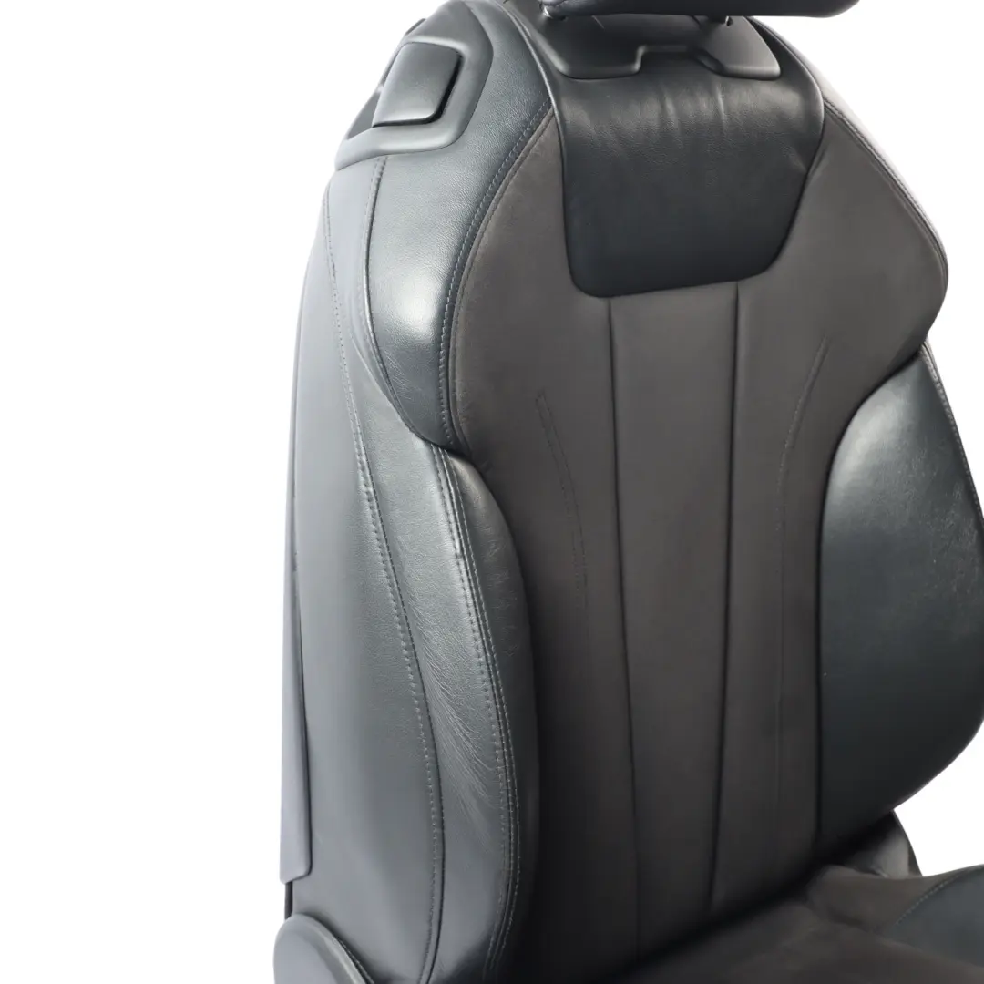 Audi A5 F5 Coupe Front Sport Seat Heated Electric Right O/S Leather Alcantara