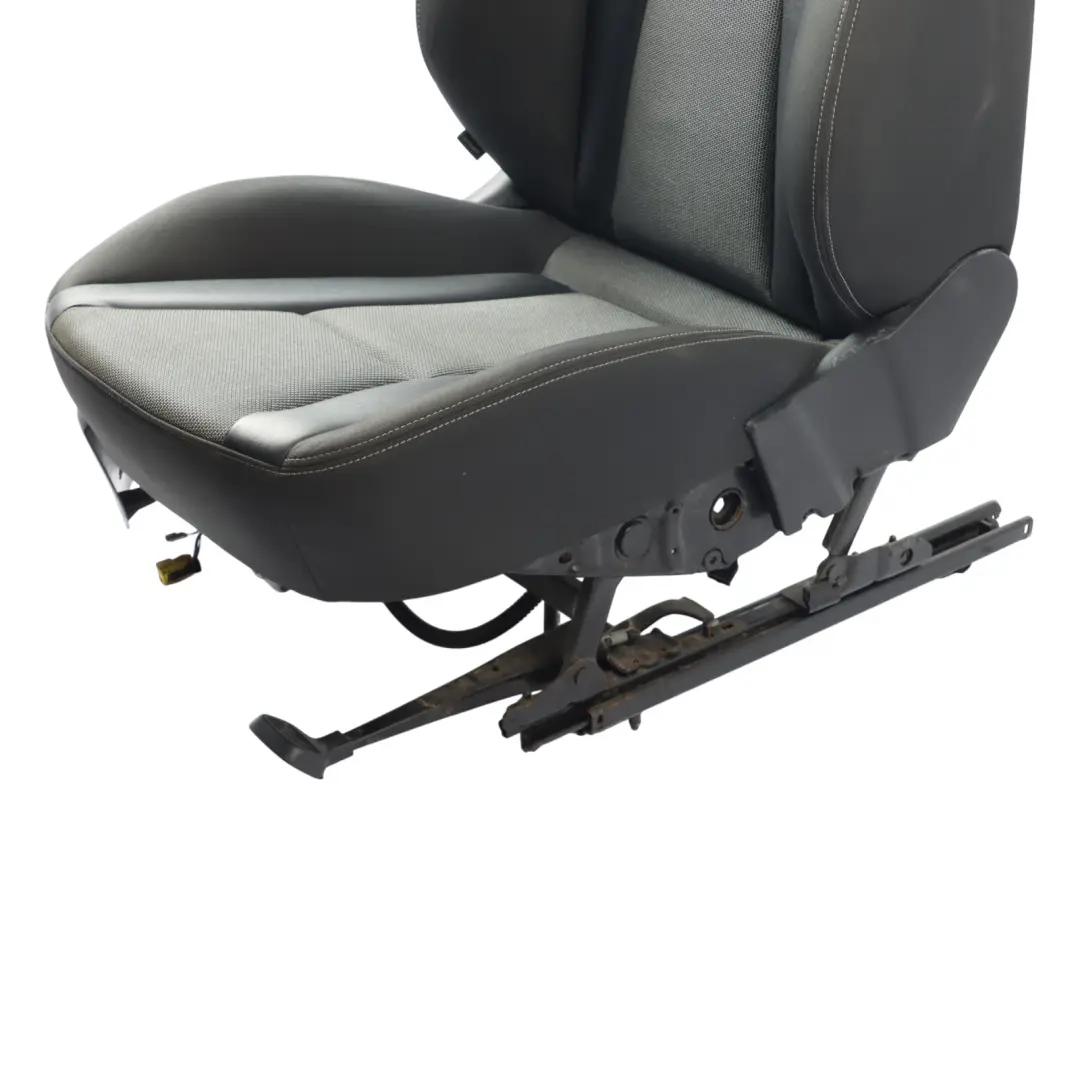 Audi A1 8X 5 Door Sport Seat Front Right O/S Cloth Fabric Black Soul Grey