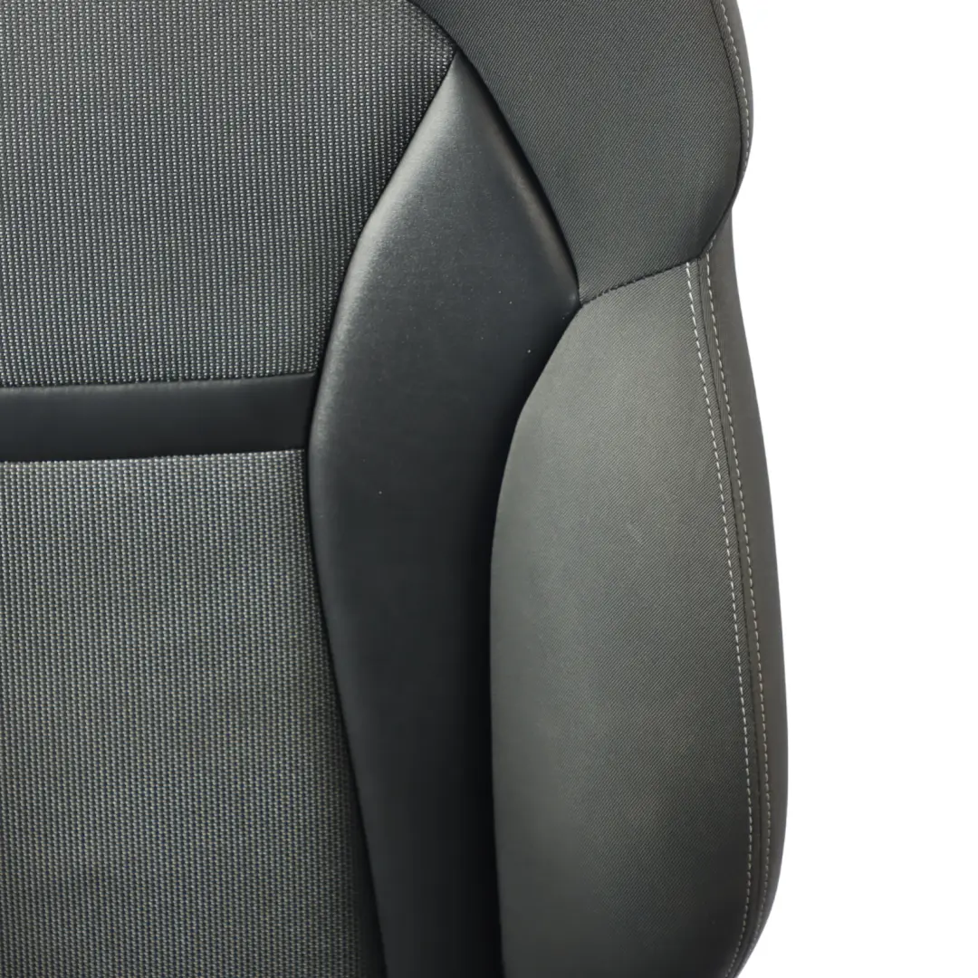 Audi A1 8X 5 Door Sport Seat Front Right O/S Cloth Fabric Black Soul Grey