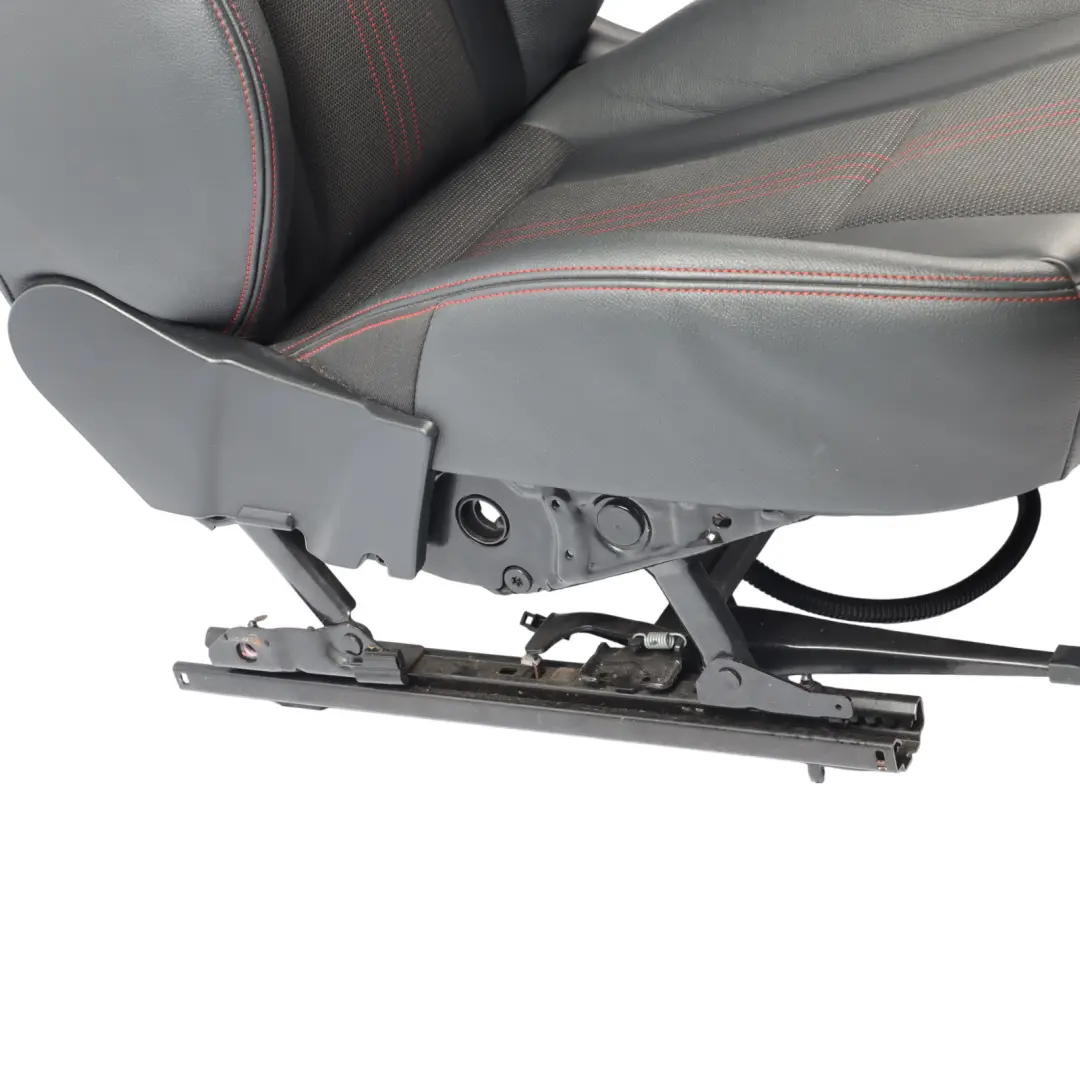 Audi S1 8X 5 Door Front Sport Seat Heated Left N/S Cloth Leather Soul Black Red
