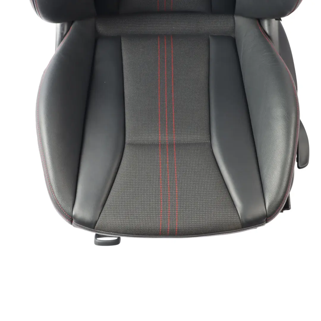 Audi S1 8X 5 Door Front Sport Seat Heated Left N/S Cloth Leather Soul Black Red