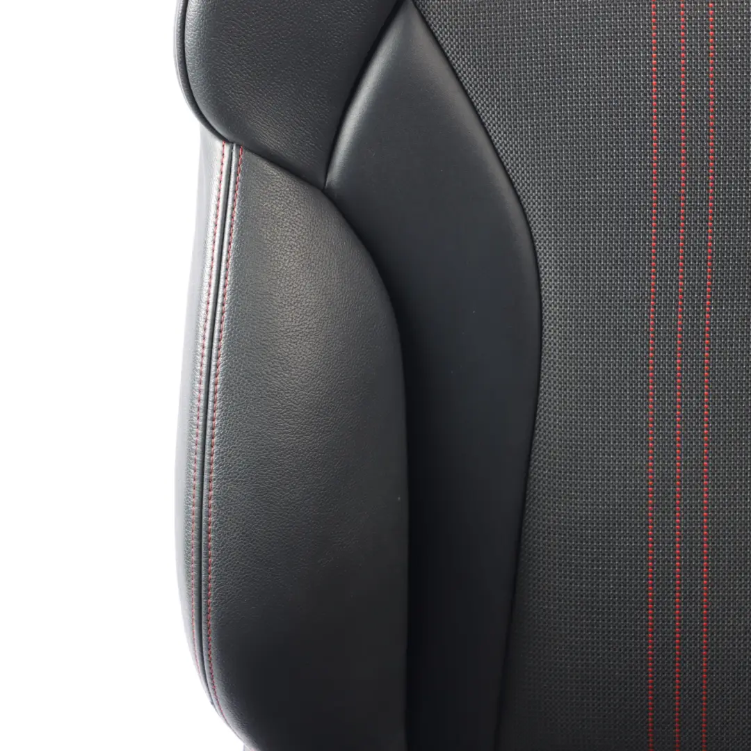 Audi S1 8X 5 Door Front Sport Seat Heated Left N/S Cloth Leather Soul Black Red