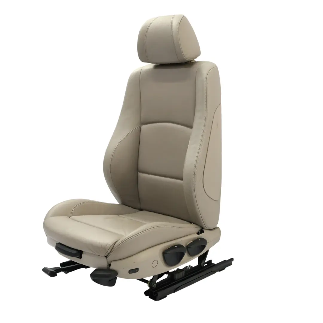 BMW E87 LCI Sport Sitz Leder Aus Stattung Vorn Links Boston Beige