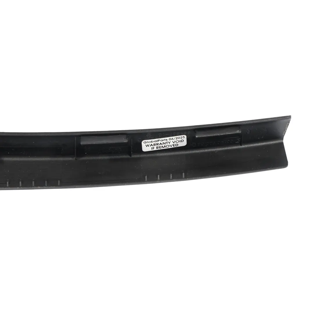 BMW E81 Posteriore Destro Interno Finestra Copertura Pannello Trim Nero 9141422