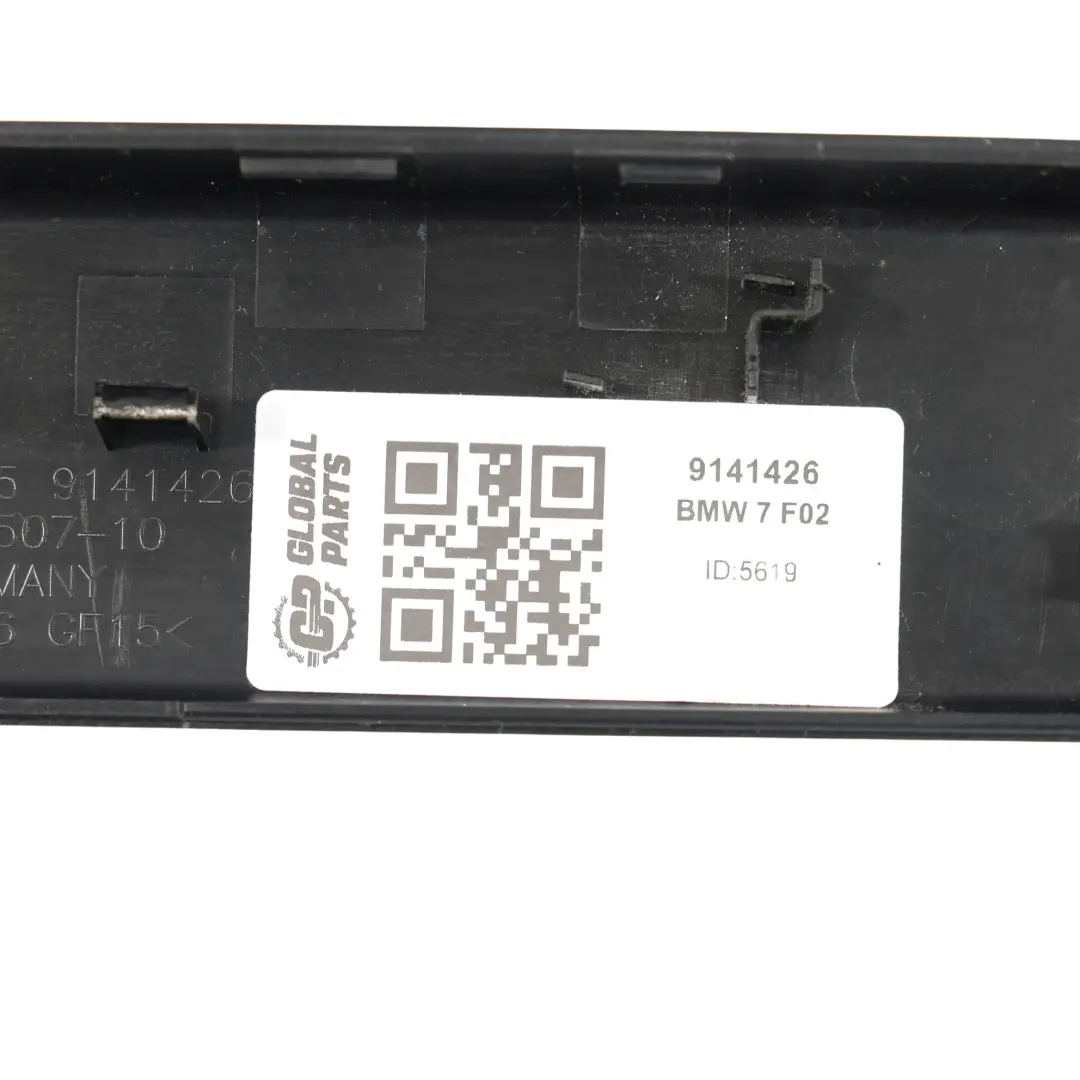 Copertura Interna Finestrino BMW F01 F02 F04 Pannello Rivestimento Nero 9141426