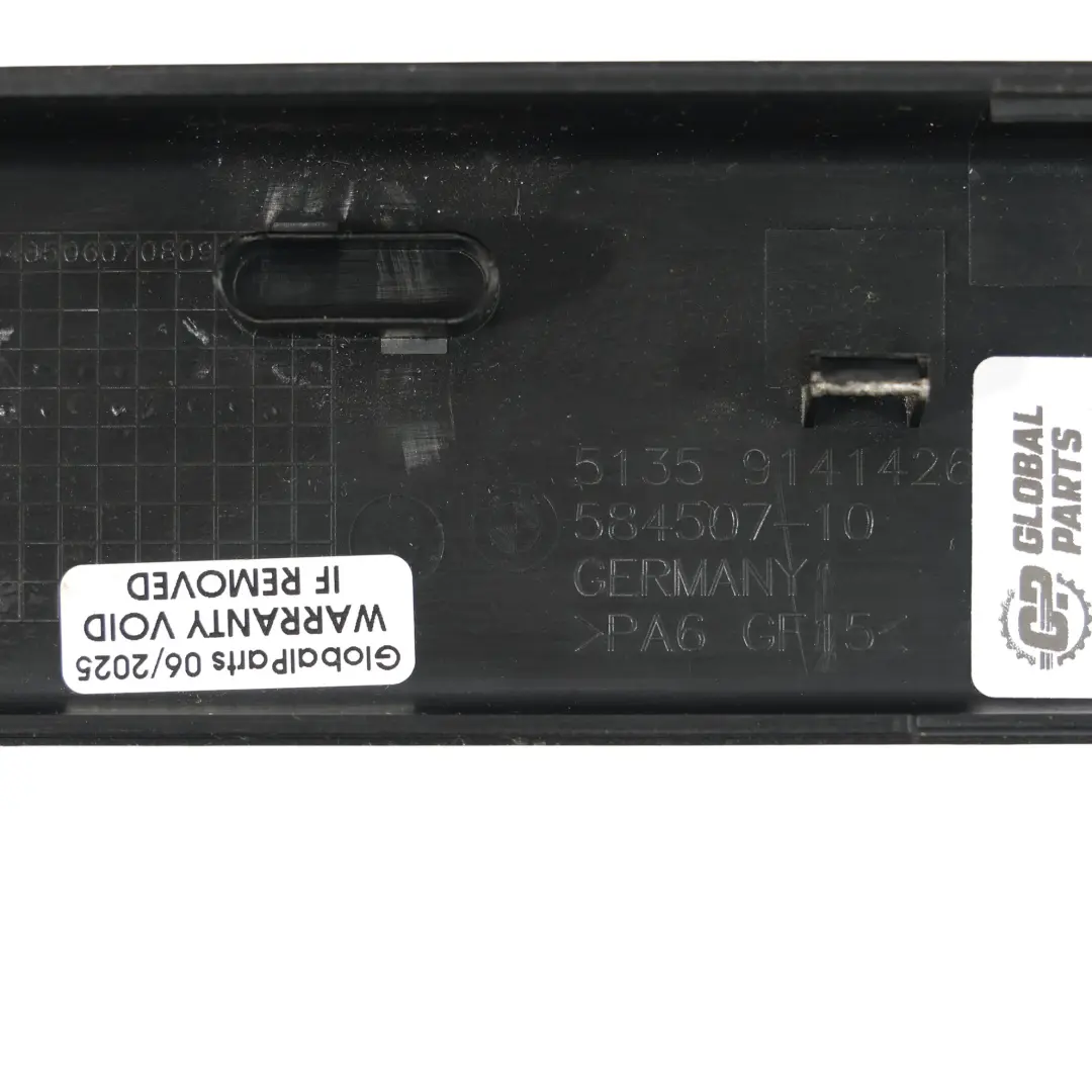 Copertura Interna Finestrino BMW F01 F02 F04 Pannello Rivestimento Nero 9141426