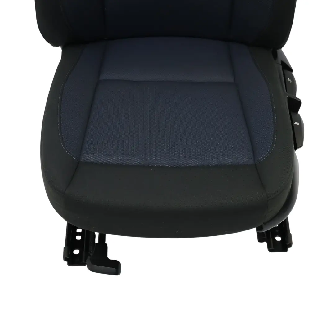 Sedile Anteriore BMW E81 E82 Tessuto Lato Interno Sinistro Monaco Blue