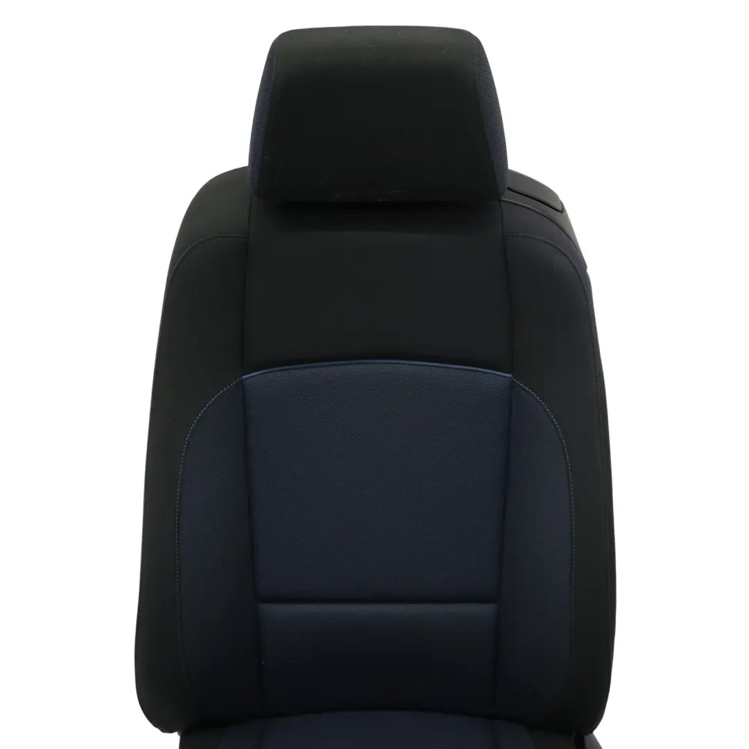 Sedile Anteriore BMW E81 E82 Tessuto Lato Interno Sinistro Monaco Blue