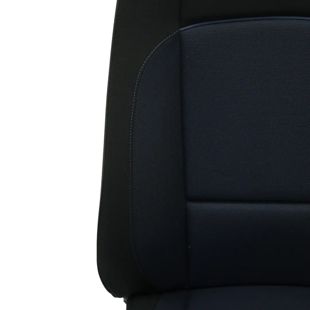 Sedile Anteriore BMW E81 E82 Tessuto Lato Interno Sinistro Monaco Blue