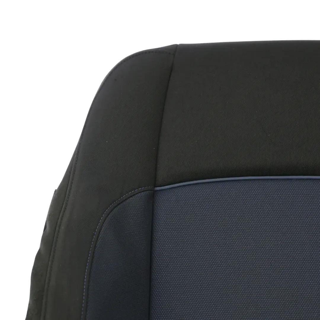 BMW E81 E82 Front Right O/S Interior Backrest Cloth Fabric Network Monacoblau