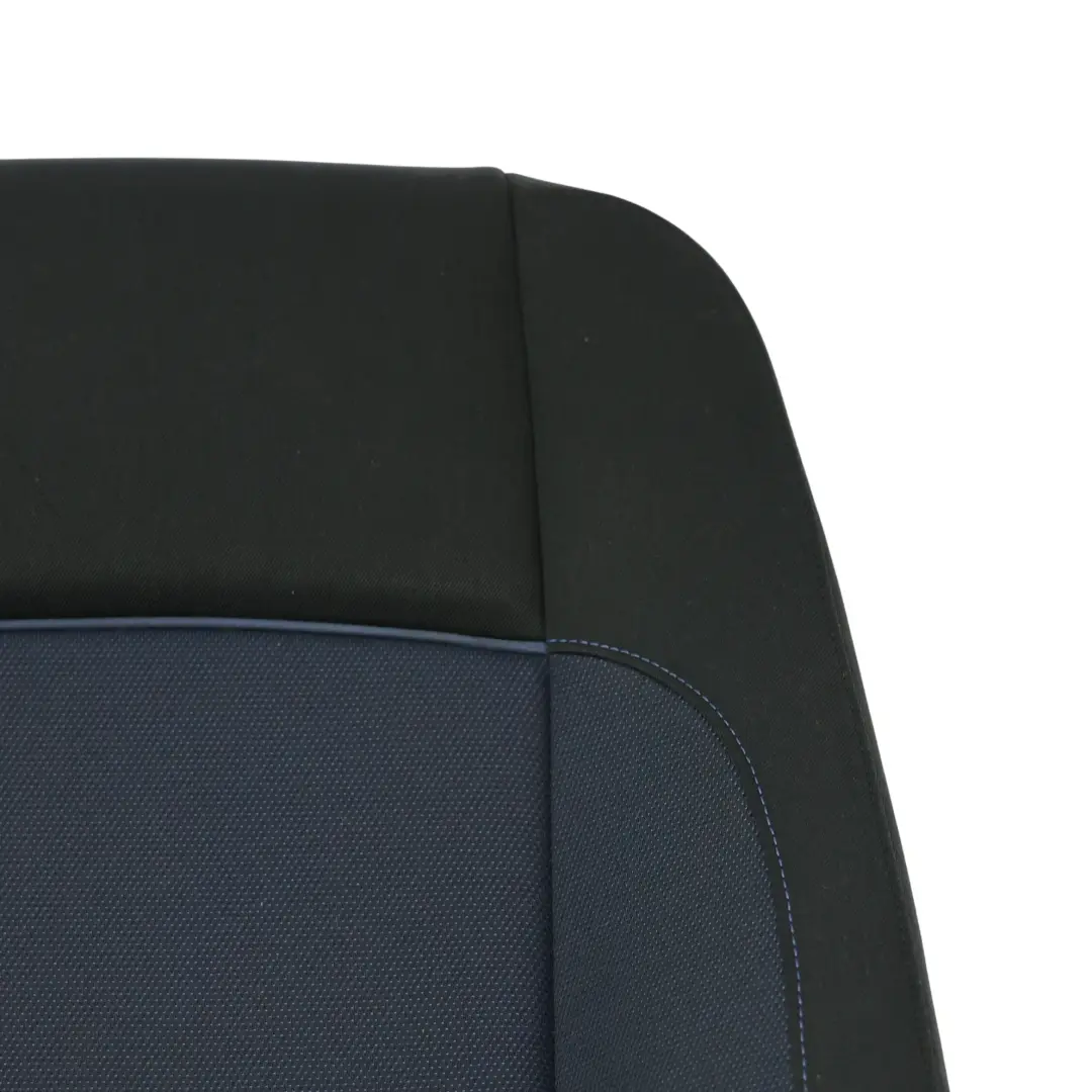 BMW E81 E82 Front Right O/S Interior Backrest Cloth Fabric Network Monacoblau