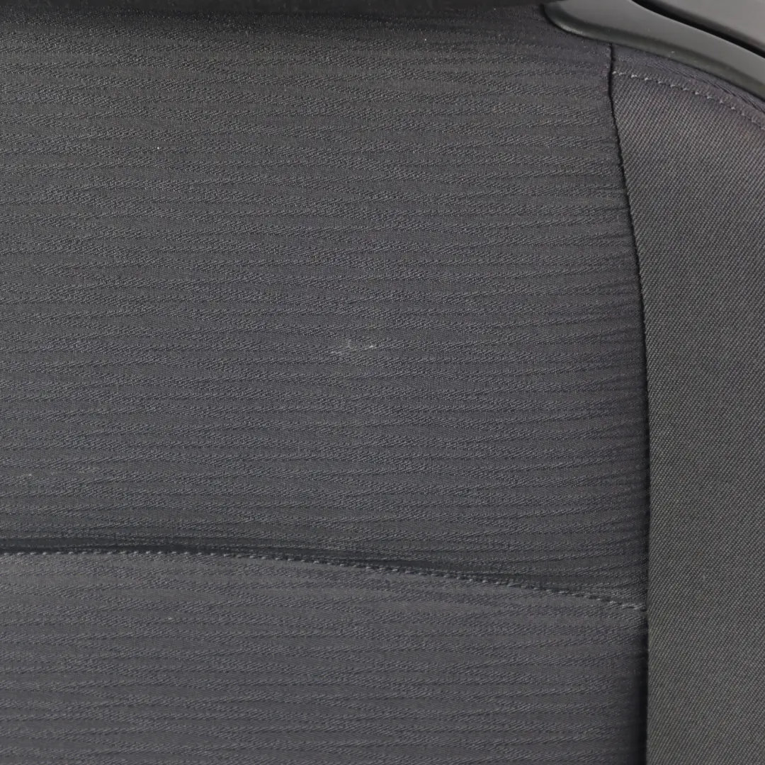 BMW E81 E82 Fotel Przedni Lewy Tkanina Materiał Elektra Antracyt