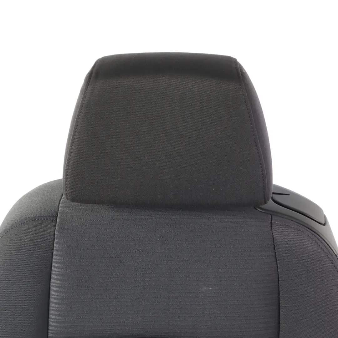 BMW E81 E82 Fotel Przedni Lewy Tkanina Materiał Elektra Antracyt