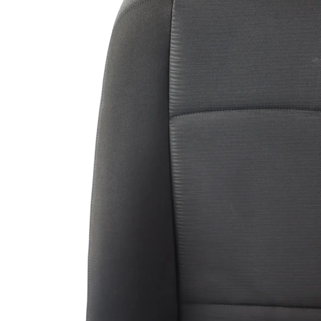 BMW E81 E82 Fotel Przedni Lewy Tkanina Materiał Elektra Antracyt