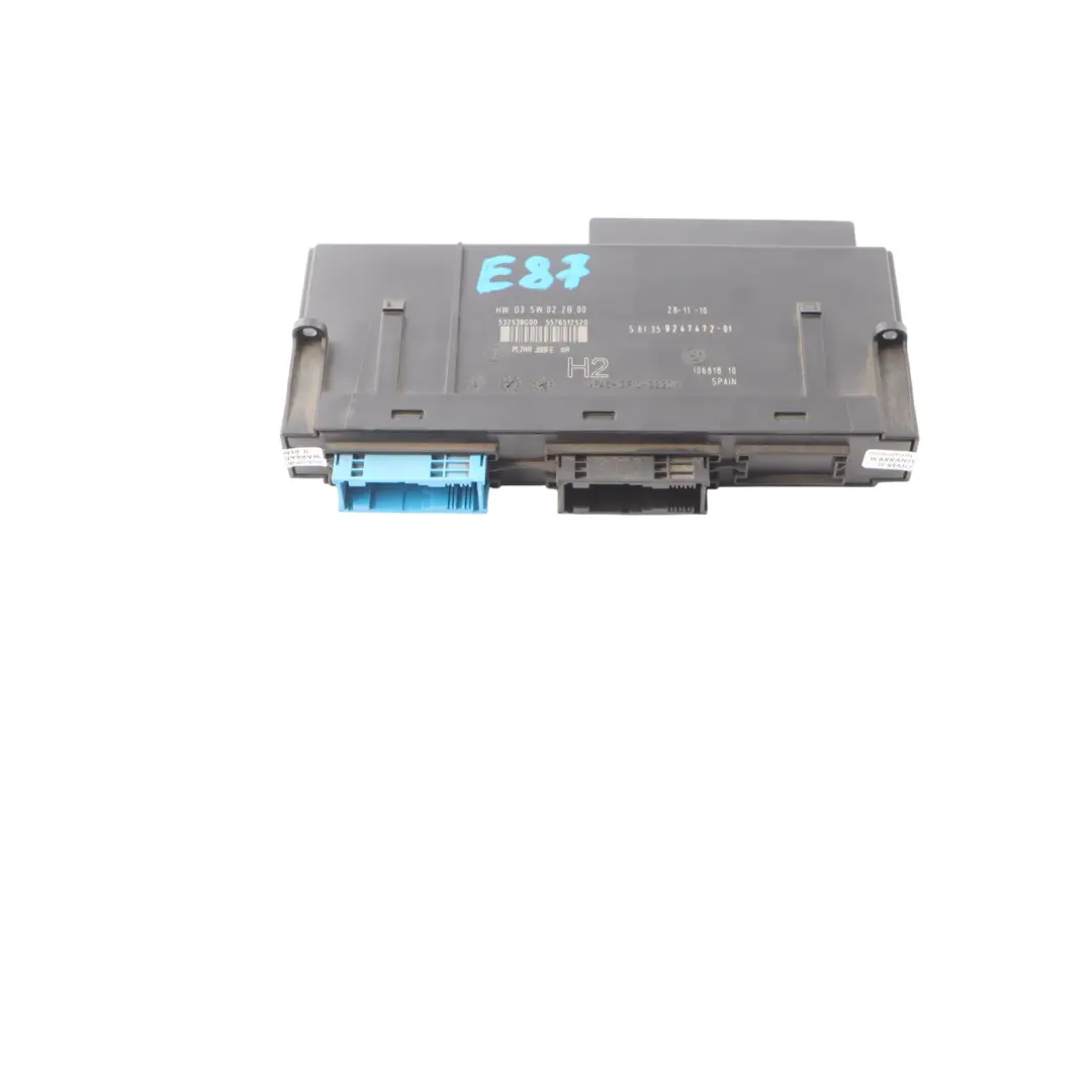 BMW E87 ECU Body Control Module Junction Box PL2RR H2 9247472