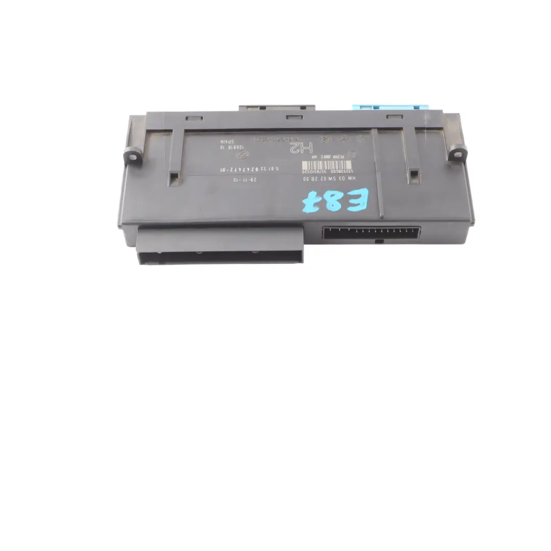 BMW E87 ECU Body Control Module Junction Box PL2RR H2 9247472